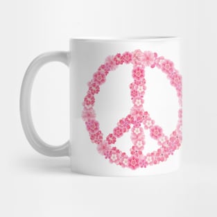 Peace flowers Mug